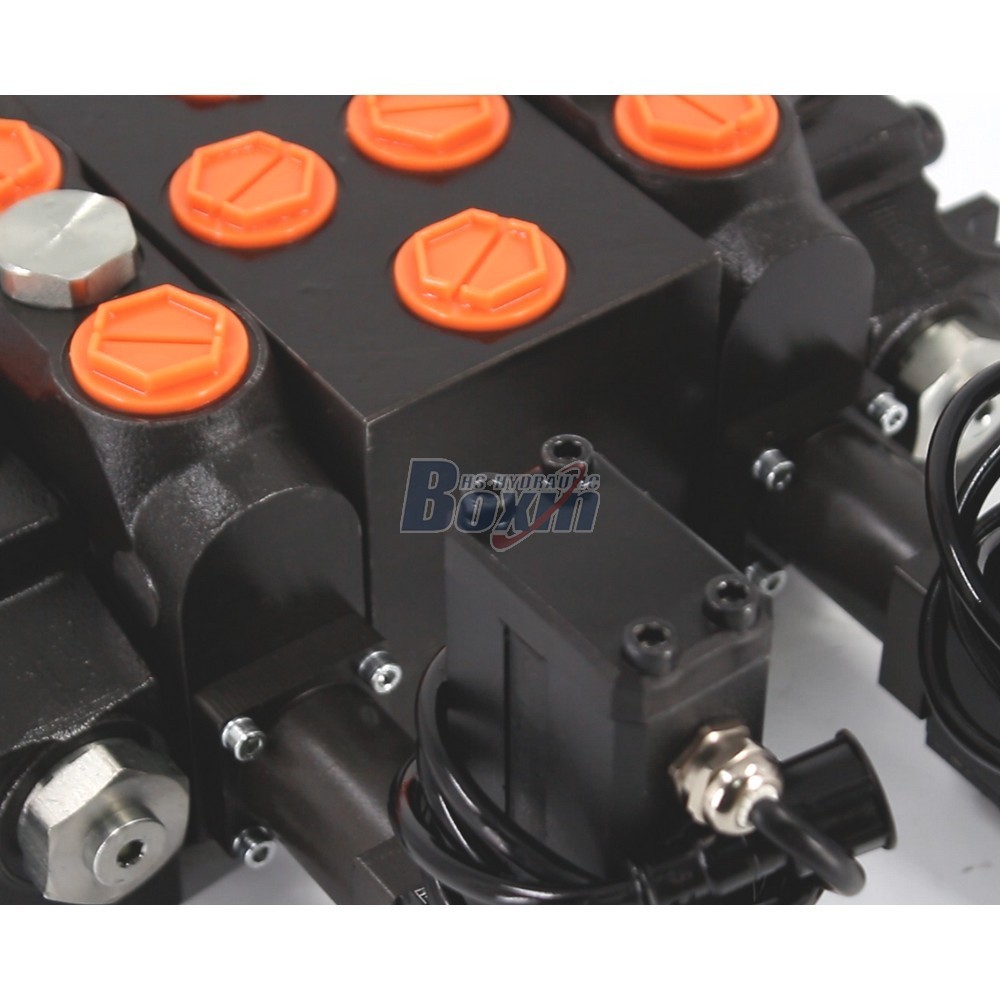 DCV200 Series Electric Motor Driven 2 Spool Sectional Hydraulic Valve detail image